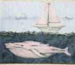 The Plum Stitchery - Pink Whale & Sailboat