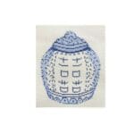 The Plum Stitchery - Double Happiness Ornament