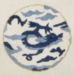 The Plum Stitchery - Dragon in Blue
