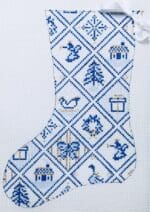 The Plum Stitchery - Blue & White Tiles Mini