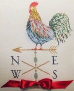 The Plum Stitchery - Rooster Topper