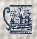 The Plum Stitchery - Delft Landscape 3