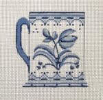 The Plum Stitchery - Delft Floral 1