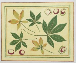 The Plum Stitchery - Buckeye Leaves