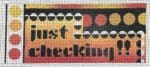 Mindy's Needlepoint Designs - Just Checking