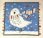Pippin Studios - Snowy Owl with Scarf