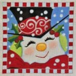 Raymond Crawford - Snowy Snowman Portrait