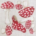 Raymond Crawford - Red Mushrooms Square