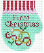 The Meredith Collection - First Christmas Mitten with Wedding Rings