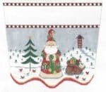The Meredith Collection - Patchwork Santa Cuff