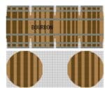 The Meredith Collection - Bourbon Barrel with Label