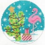 The Meredith Collection - Cactus Flamingo Christmas