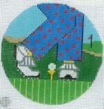 The Meredith Collection - Golf Feet Man Polka Dots