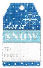 The Meredith Collection - Gift Tag Let It Snow!