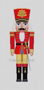 Susan Roberts Needlepoint - Red Guard w/Sword
