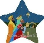 Susan Roberts Needlepoint - Three Kings Star