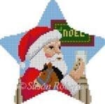 Susan Roberts Needlepoint - Santa's Cookies Star