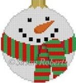 Susan Roberts Needlepoint - Snowball Ornament