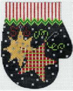 The Meredith Collection - Peppermint Party Star Mitten