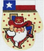 The Meredith Collection - Howdy Y'all Texas Santa Mitten