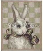 Tapestry Tent - Green Ribbon Rabbit