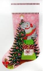 The Meredith Collection - Happy Hippo Stocking