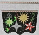 The Meredith Collection - Peppermint Party Stars Cuff