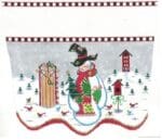 The Meredith Collection - Patchwork Snowman Cuff