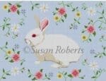 Susan Roberts Needlepoint - Bunny in Flower Vine