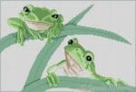 Susan Roberts Needlepoint - Frogs Hangin'