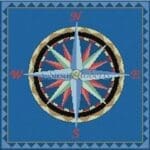 Susan Roberts Needlepoint - Nautical Compass