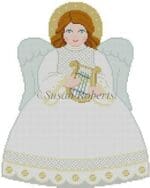 Susan Roberts Needlepoint - Tree Topper, Angel Front
