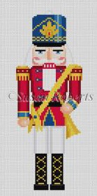 Susan Roberts Needlepoint - Trumpeter Nutcracker