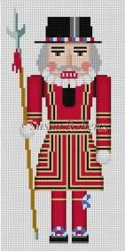 Susan Roberts Needlepoint - Beefeater Nutcracker