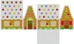 Susan Roberts Needlepoint - Skittles & Lime Slices, 3D Gingerbread House