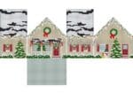 Susan Roberts Needlepoint - White Christmas Mini House