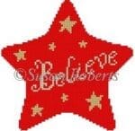 Susan Roberts Needlepoint - Believe Star