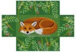 Susan Roberts Needlepoint - Sleeping Fox Brick Cover