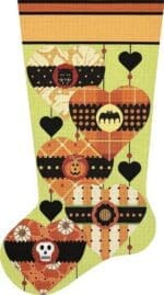 Melissa Shirley Designs - Halloween Heart Stocking