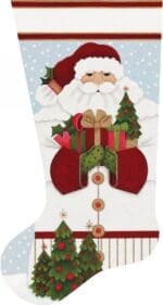 Melissa Shirley Designs - Xmas Tree Santa Stocking