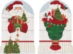 Melissa Shirley Designs - Xmas Tree Santa 2-Sided