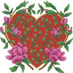 Melissa Shirley Designs - Rose Vine Heart