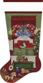 Melissa Shirley Designs - Visions of Sugarplum Stocking