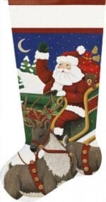 Melissa Shirley Designs - Santa's Sleigh Stocking
