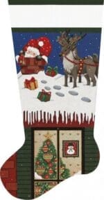 Melissa Shirley Designs - It Must Be St. Nick Stocking