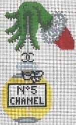 Skooter's Designs - Chanel Grinch Ornament