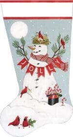 Melissa Shirley Designs - Jolly Snowman Stocking