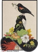 Melissa Shirley Designs - Pumpkin Crow Witches Hat