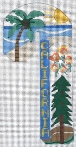Danji Designs - California Travel Candy Cane