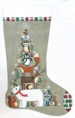Alice Peterson Company - Stacked Animal Stocking